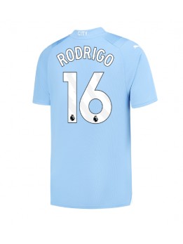 Manchester City Rodri Hernandez #16 Domaci Dres 2023-24 Kratak Rukavima